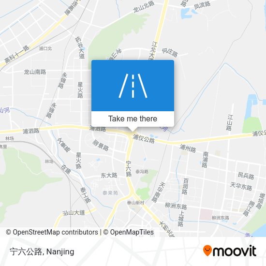 宁六公路 map