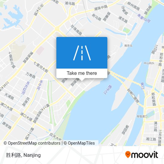 胜利路 map