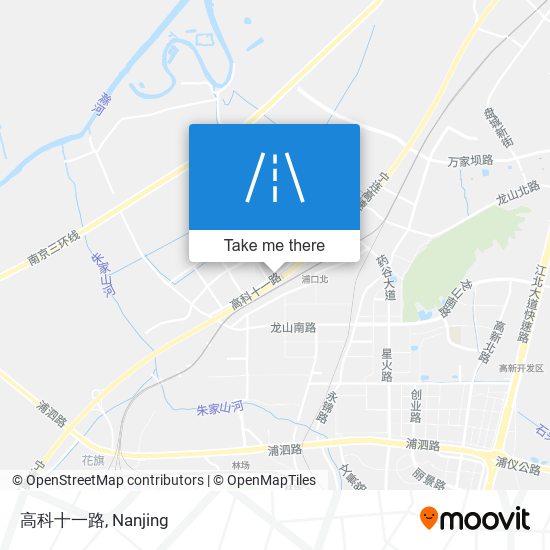 高科十一路 map