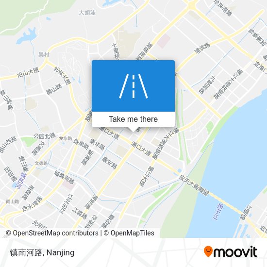 镇南河路 map