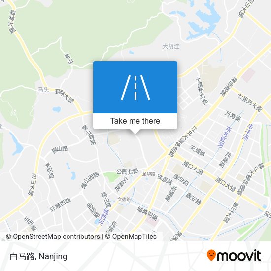 白马路 map