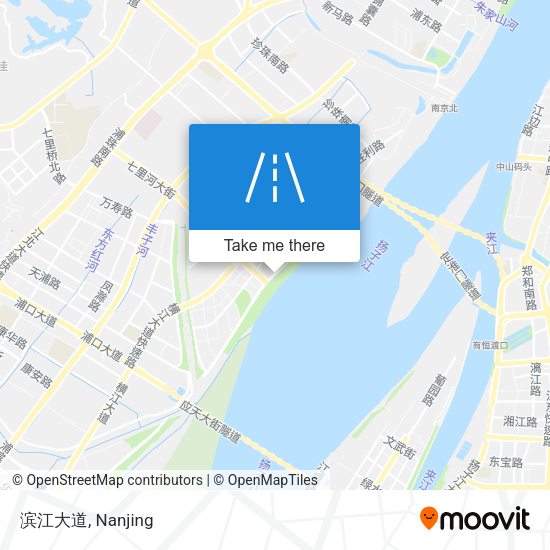 滨江大道 map