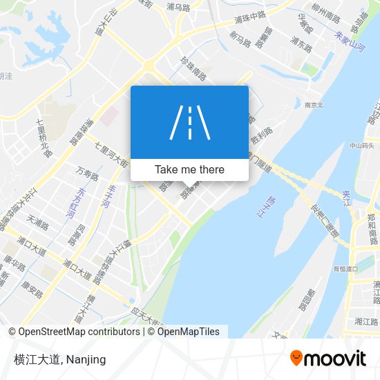 横江大道 map