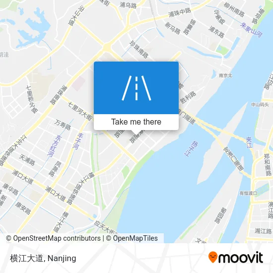 横江大道 map