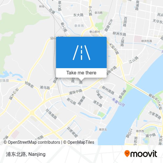 浦东北路 map