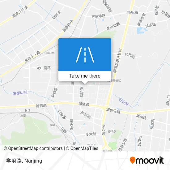 学府路 map