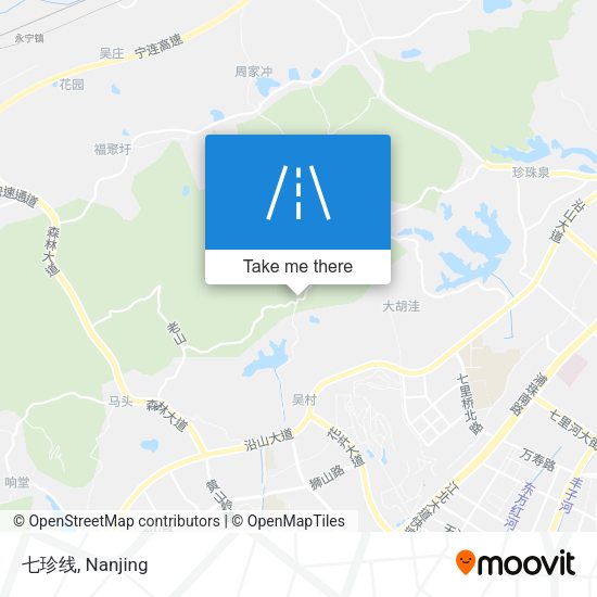 七珍线 map