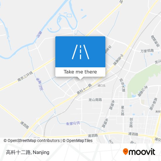 高科十二路 map