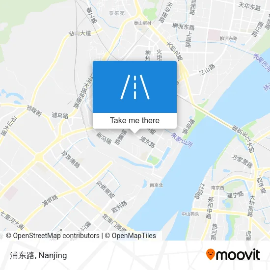 浦东路 map