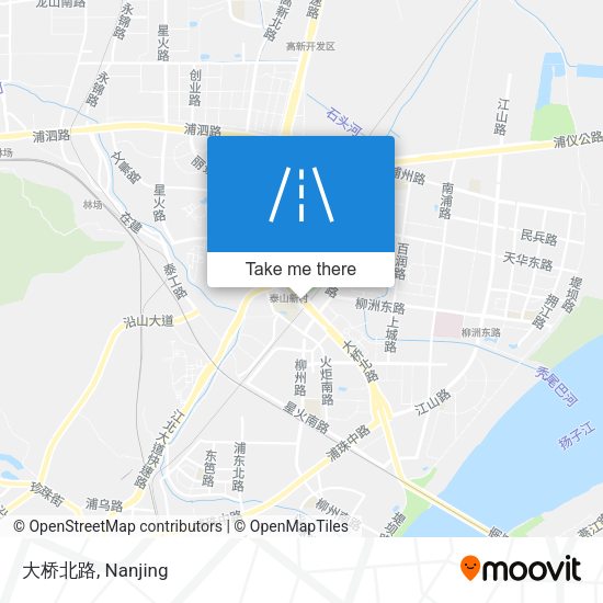 大桥北路 map