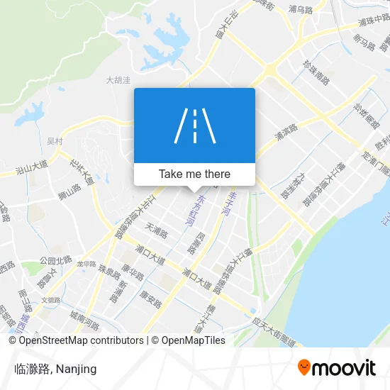临滁路 map