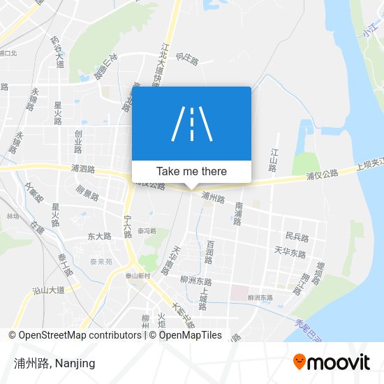 浦州路 map