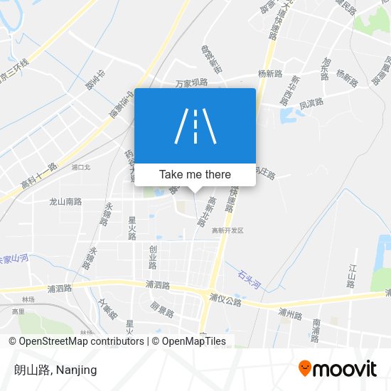 朗山路 map