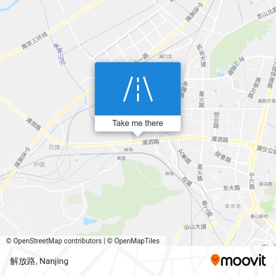 解放路 map