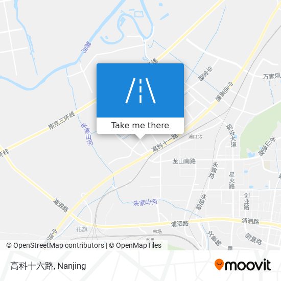高科十六路 map