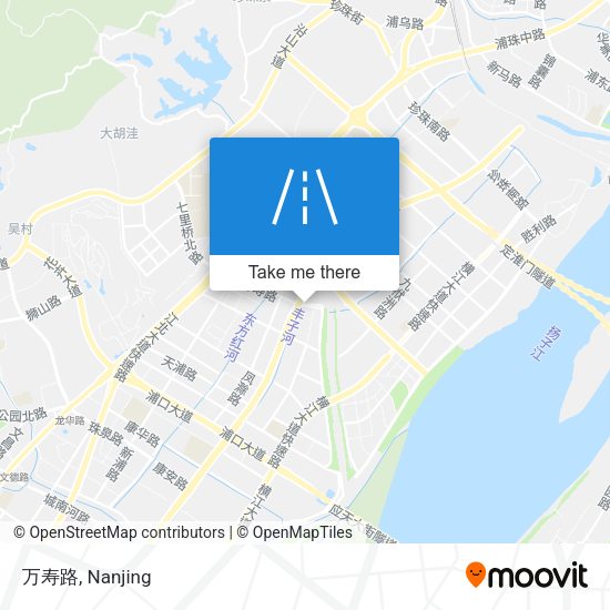 万寿路 map