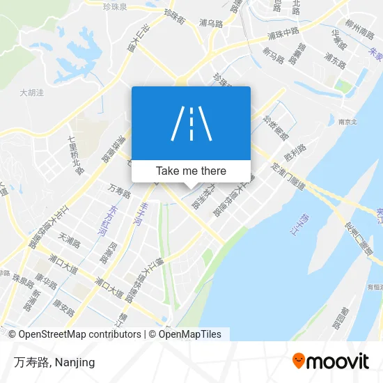 万寿路 map