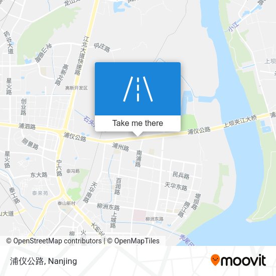 浦仪公路 map