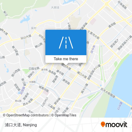 浦口大道 map