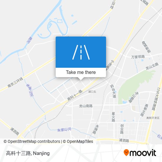 高科十三路 map