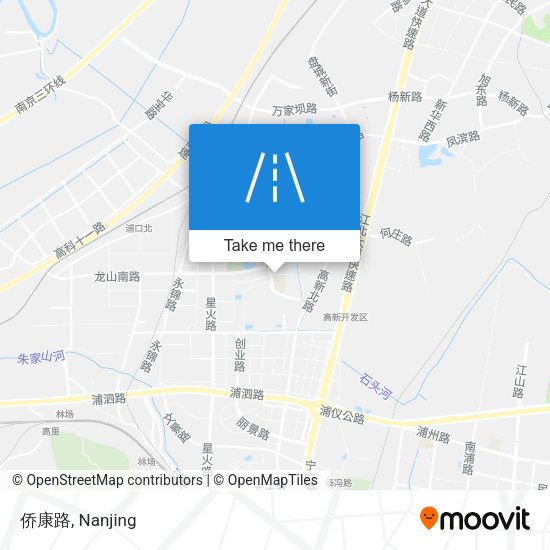 侨康路 map