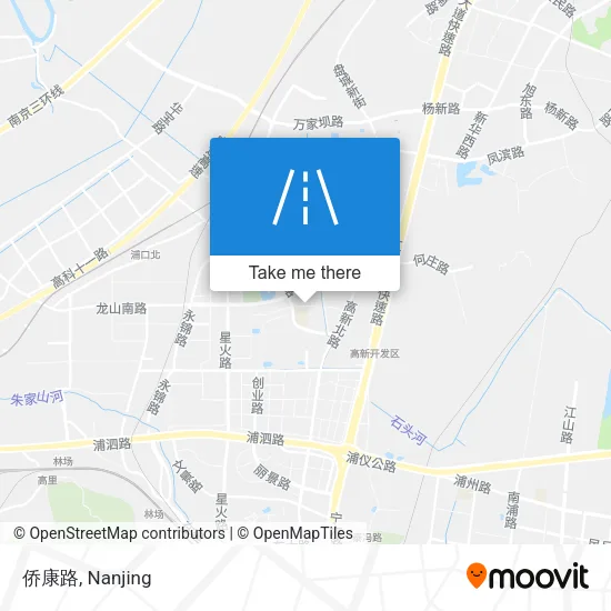 侨康路 map