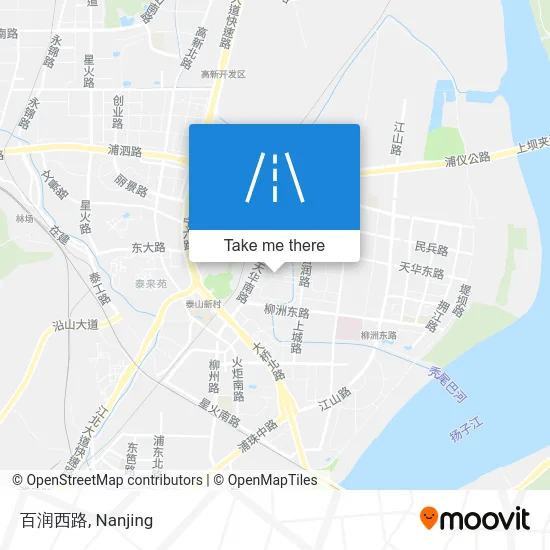 百润西路 map