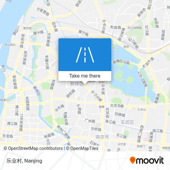 乐业村 map