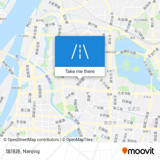 珈珞路 map