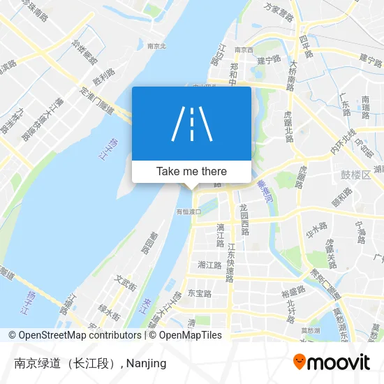 南京绿道（长江段） map