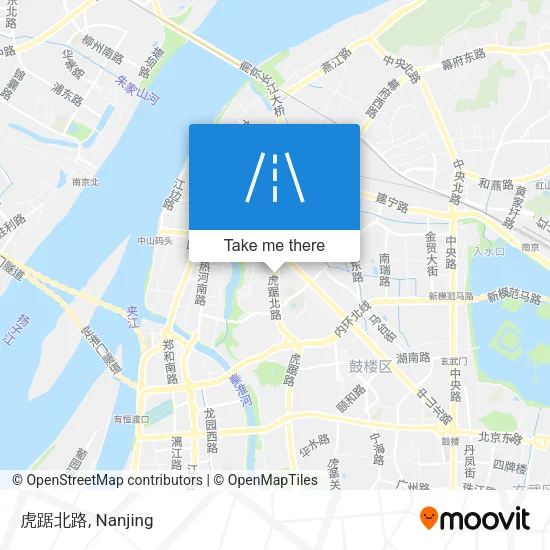 虎踞北路 map