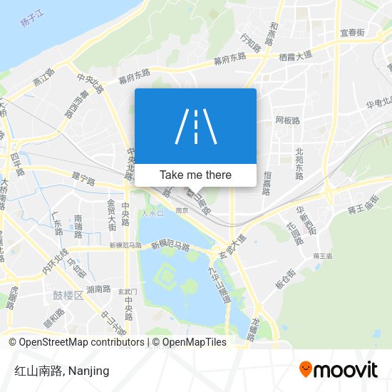 红山南路 map