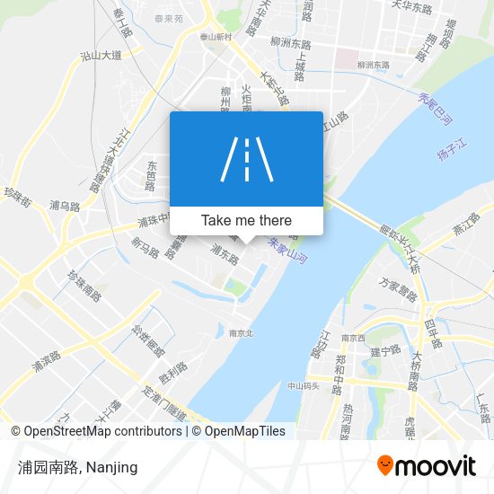 浦园南路 map
