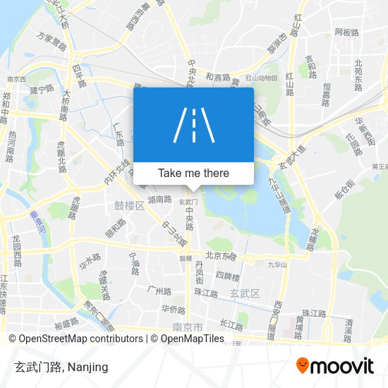 玄武门路 map