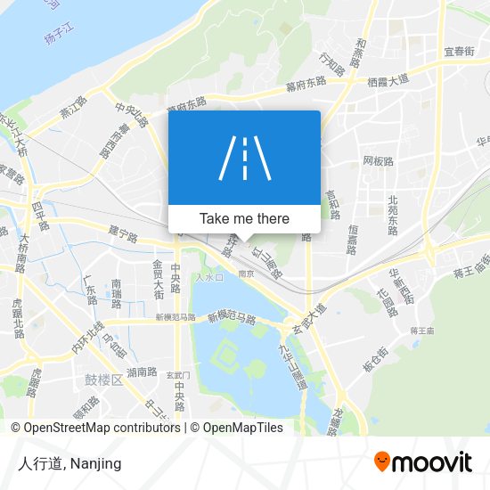 人行道 map