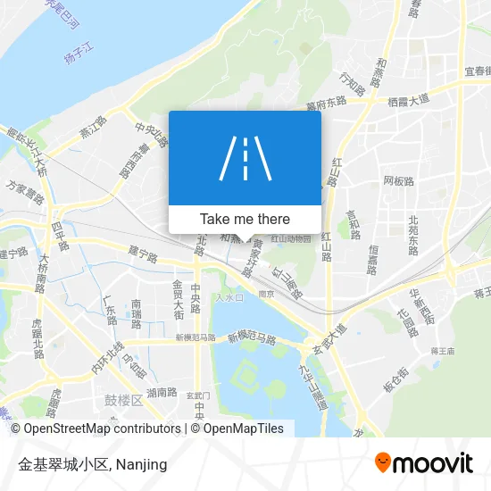 金基翠城小区 map