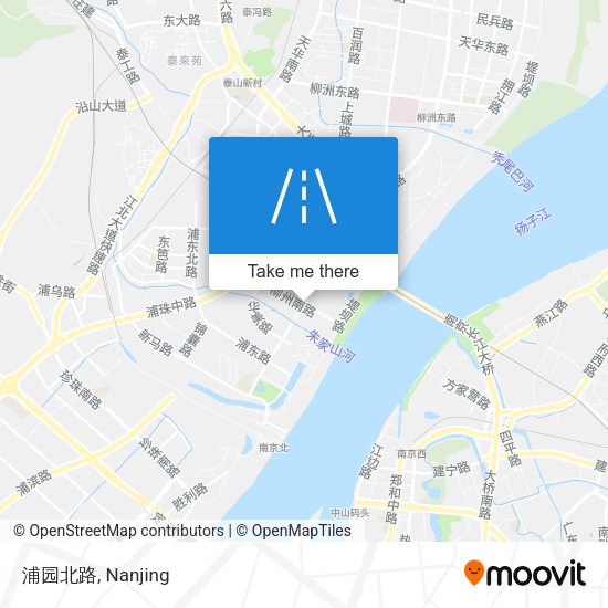 浦园北路 map