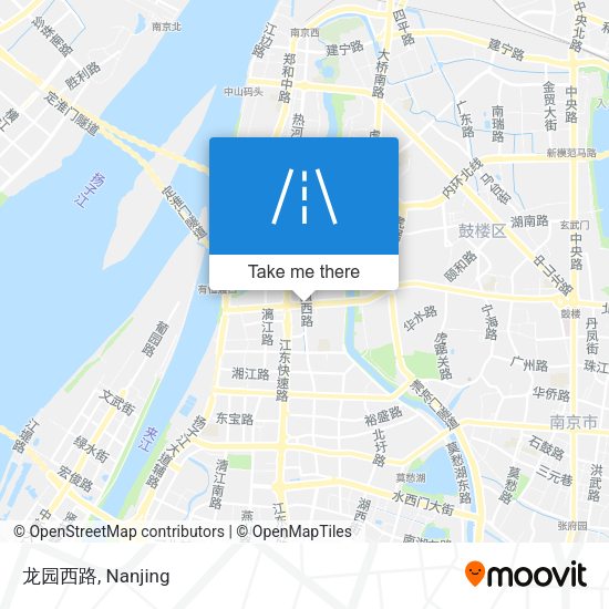 龙园西路 map