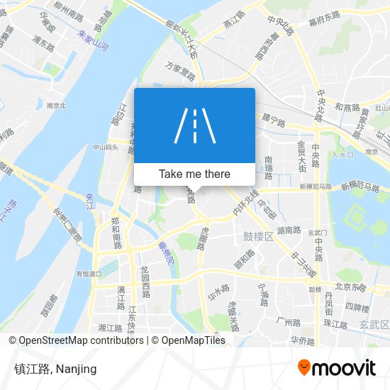 镇江路 map