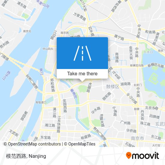 模范西路 map