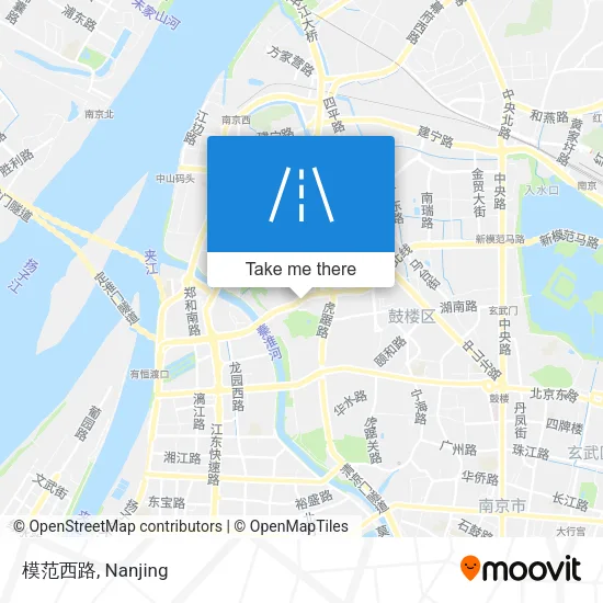 模范西路 map