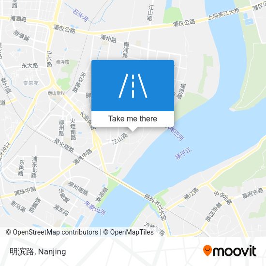 明滨路 map