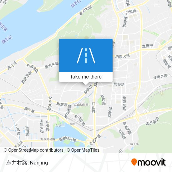 东井村路 map