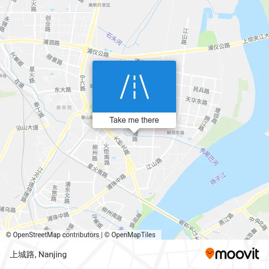 上城路 map