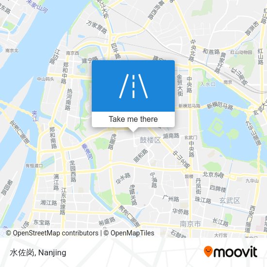 水佐岗 map