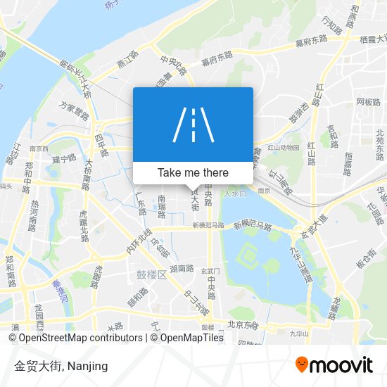 金贸大街 map