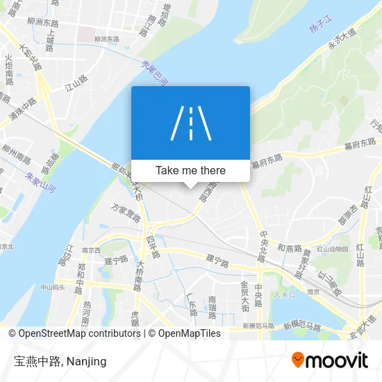 宝燕中路 map