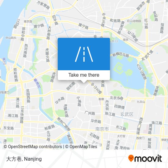 大方巷 map