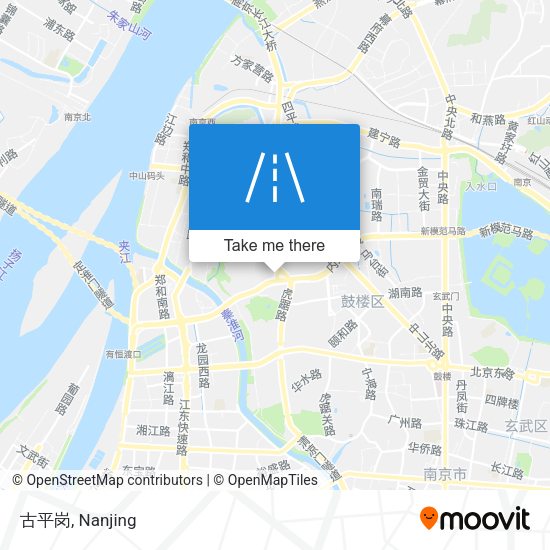 古平岗 map