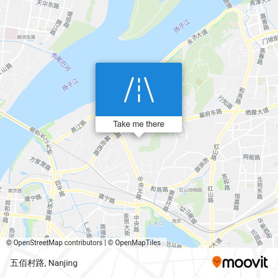五佰村路 map
